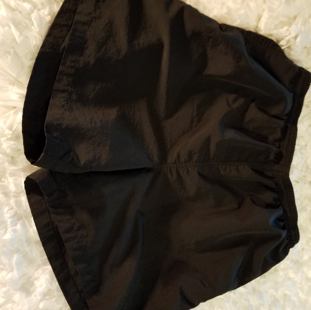 Down Under Black Mens Swim Trunks - Large